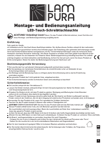 Bedienungsanleitung Lampura 1015099700 Leuchte