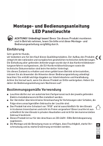 Bedienungsanleitung Lampura 1015265400 Leuchte