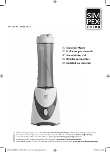 Bedienungsanleitung Simpex 20745 Standmixer