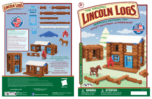 Bedienungsanleitung K'nex set 00845 Lincoln Logs Frosty falls ranch