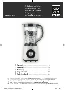 Használati útmutató Simpex 29747 Turmixgép