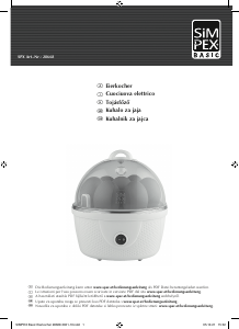 Használati útmutató Simpex 28668 Tojásfőző