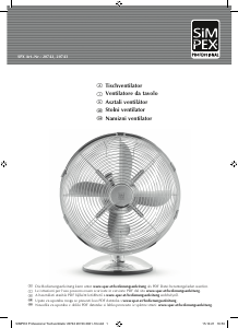 Használati útmutató Simpex 20743 Ventilátor