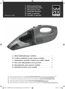 Priručnik Simpex 33078 Ručni usisavač