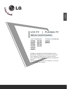 Bruksanvisning LG 50PF95 Plasma-TV