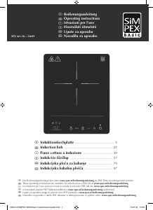 Használati útmutató Simpex 33609 Főzőlap