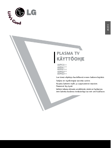 Käyttöohje LG 50PG100R Plasmatelevisio