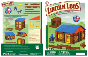 Mode d’emploi K'nex set 00857 Lincoln Logs Oak creek lodge