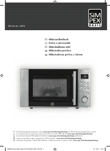 Használati útmutató Simpex 22874 Mikrohullámú sütő