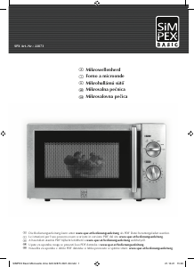 Bedienungsanleitung Simpex 22873 Mikrowelle