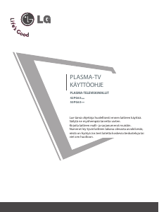 Käyttöohje LG 50PG6300 Plasmatelevisio