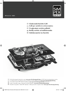 Manuale Simpex 16083 Raclette grill