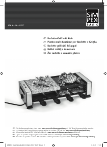 Manuale Simpex 21557 Raclette grill