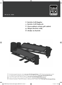 Manuale Simpex 28820 Raclette grill