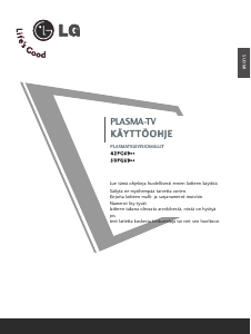 Käyttöohje LG 50PG6900 Plasmatelevisio
