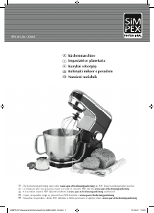 Használati útmutató Simpex 23604 Konyhai robotgép