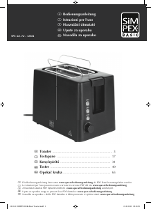 Használati útmutató Simpex 32084 Kenyérpirító