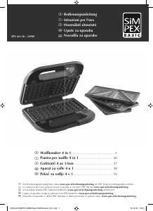 Bedienungsanleitung Simpex 32980 Waffeleisen