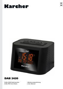 Manual Kärcher DAB 2420 Alarm Clock Radio