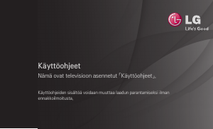 Käyttöohje LG 50PM680T Plasmatelevisio