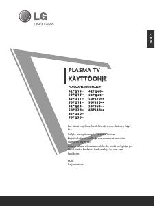 Käyttöohje LG 50PQ6000 Plasmatelevisio