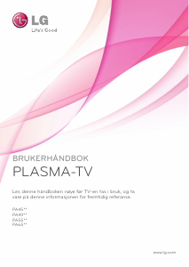 Bruksanvisning LG 60PA650T Plasma-TV