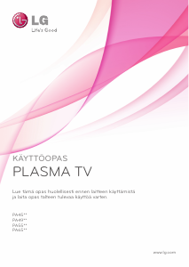 Käyttöohje LG 60PA650T Plasmatelevisio