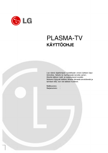 Käyttöohje LG RZ-60PY10 Plasmatelevisio
