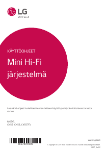 Käyttöohje LG CK56 Stereosetti