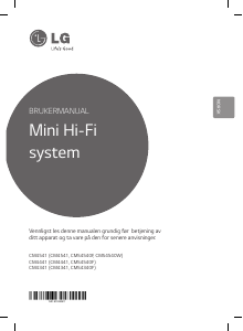 Bruksanvisning LG CM4341 Stereosett