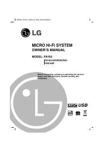 Handleiding LG FA162 Stereoset