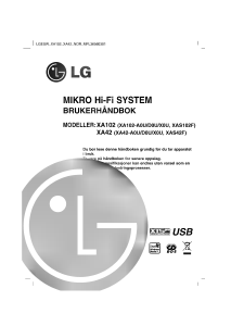 Bruksanvisning LG XA42 Stereosett