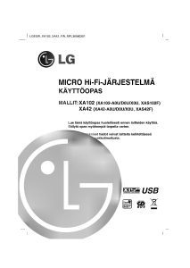 Käyttöohje LG XA42 Stereosetti