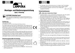Mode d’emploi Lampura 1015031600 Lampe