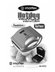 Handleiding Imarflex IM-9002 Wafelijzer