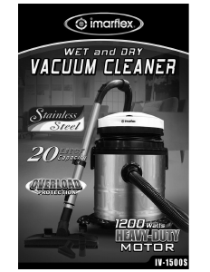 Manual Imarflex IV-1500S Vacuum Cleaner