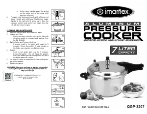 Handleiding Imarflex QGP-3207 Snelkookpan