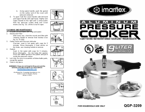 Handleiding Imarflex QGP-3209 Snelkookpan
