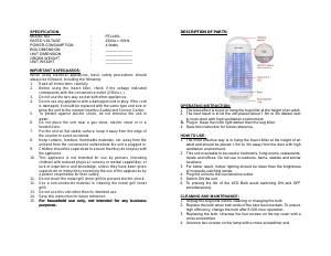 Manual Imarflex FEI-4WL Pest Repeller