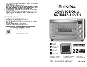Handleiding Imarflex IT-432CR Oven