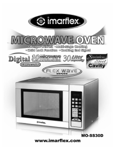 Handleiding Imarflex MO-SS30D Magnetron