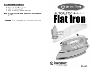 Handleiding Imarflex IR-140 Strijkijzer