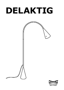 Kasutusjuhend IKEA DELAKTIG Lamp