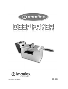 Handleiding Imarflex IDF-4000S Friteuse