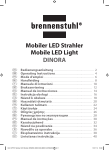 Kullanım kılavuzu Brennenstuhl Dinora Lamba