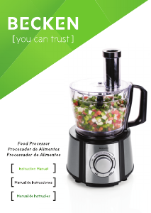Manual de uso Becken BFP400 Robot de cocina