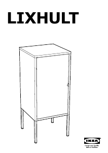 Посібник IKEA LIXHULT Стінна шафа