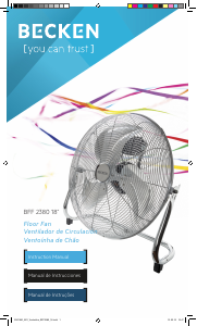 Manual Becken BFF2380 Ventilador