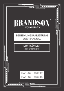 Handleiding Brandson 307247 Ventilator
