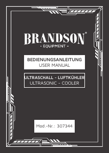 Handleiding Brandson 307344 Ventilator